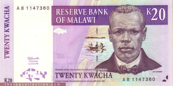 20  کواچا مالاوی