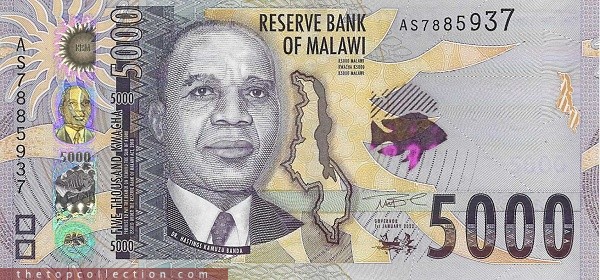 5000 کواچا مالاوی