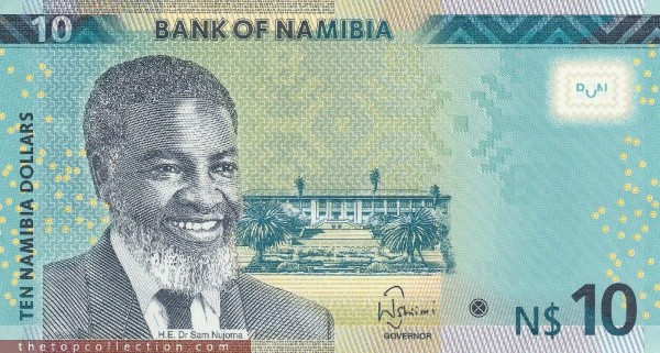 10 دلار نامیبیا 2015