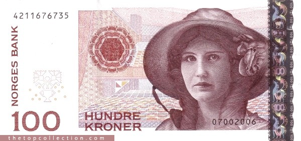 100 کرون نروژ2006
