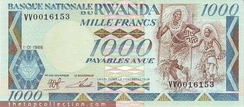 1000 فرانک رواندا 