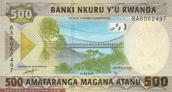500 فرانک رواندا 