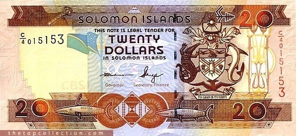 20 دلار جزایر سلیمان 