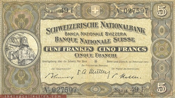 5 فرانک سوئیس