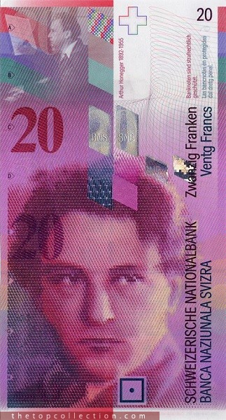 20 فرانک سوئیس 