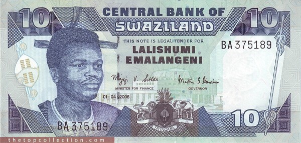 10 امالانگنی سوازیلند