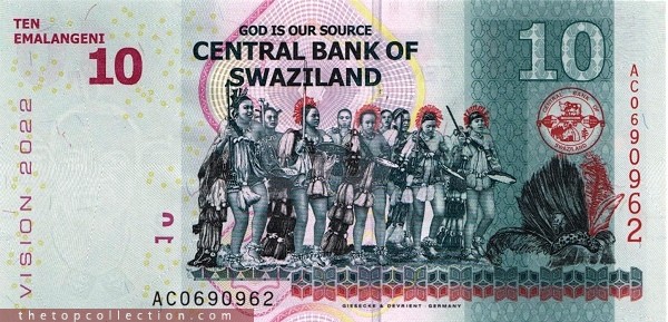 10 امالانگنی سوازیلند یادبود vision 2022