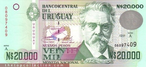 20000 پزو اروگوئه