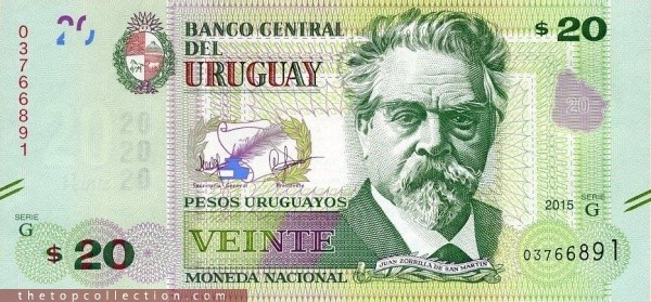 20 پزو اروگوئه