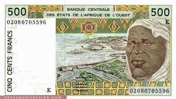 500 فرانک سنگال 
