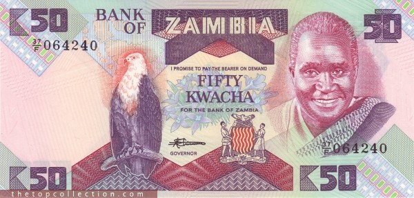 50 کواچا زامبیا