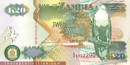 20 کواچا زامبیا AA seri