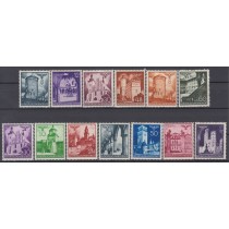 سری کمیاب تمبرهای رایش آلمان general gouverment چاپ 1940 با شارنیه 