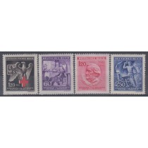  (با شارنیه )سری  تمبرهای رایش آلمان بوهمیا و مراویا چاپ 1943