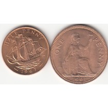 ست سکه های دهه 1960 انگلیس