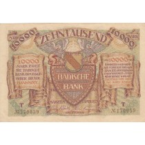10000 مارک آلمان چاپ 1923