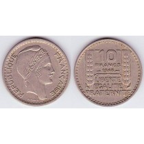 سکه 10 فرانک فرانسه ضرب 1948
