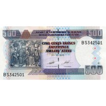 500 فرانک بروندی