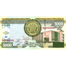 5000 فرانک بروندی 