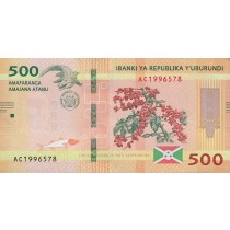 500 فرانک بروندی