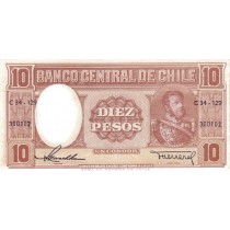 10 پزو شیلی 