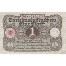 1 مارک آلمان چاپ 1920 با مهر برجسته 