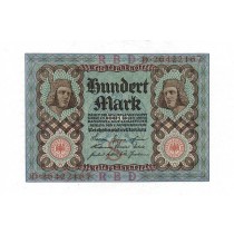 100 مارک آلمان چاپ 1920