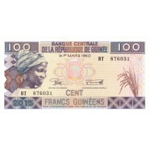 100 فرانک گینه چاپ 2015