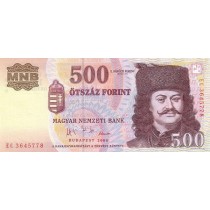 500 فورنیت مجارستان چاپ 2006 (یادبود)