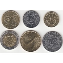فول ست سکه های آفریقای غربی (کمیاب )