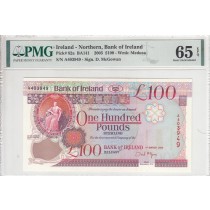 100 پوند ایرلند شمالی - PMG65