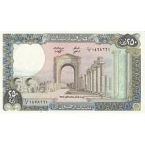 250  چاپ 1988لیره لبنان