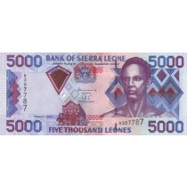 5000 لئون سیرالئون (چاپ 2003 سایز بزرگ )