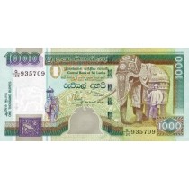 1000 روپیه سریلانکا چاپ 2001
