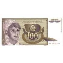 100 دینار یوگسلاوی 