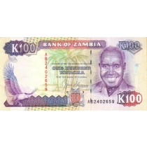 100 کواچا زامبیا