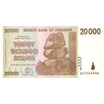 20000 دلار زیمباوه
