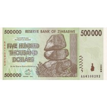 500000 دلار زیمباوه