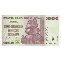 200000000 دلار زیمباوه