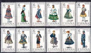 سری تمبر لباسهای محلی اسپانیا
