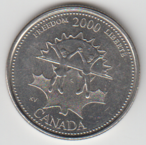 سکه 25 سنت یادبودی کانادا 