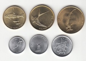 ست سکه های اسلونی 