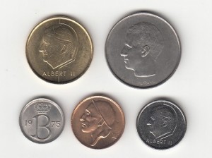 ست سکه های بلژیک