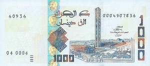 1000 دینار الجزایر