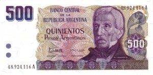 500 پزو آرژانتین