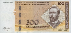 100 دینار بوسنی و هرزگوین