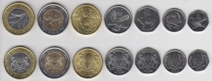 فول ست سکه های بوتساوانا  
