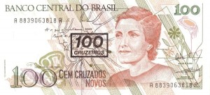  100 (کمیاب  - با سورشارژ) کروزیرو برزیل