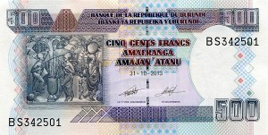 500 فرانک بروندی