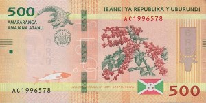 500 فرانک بروندی